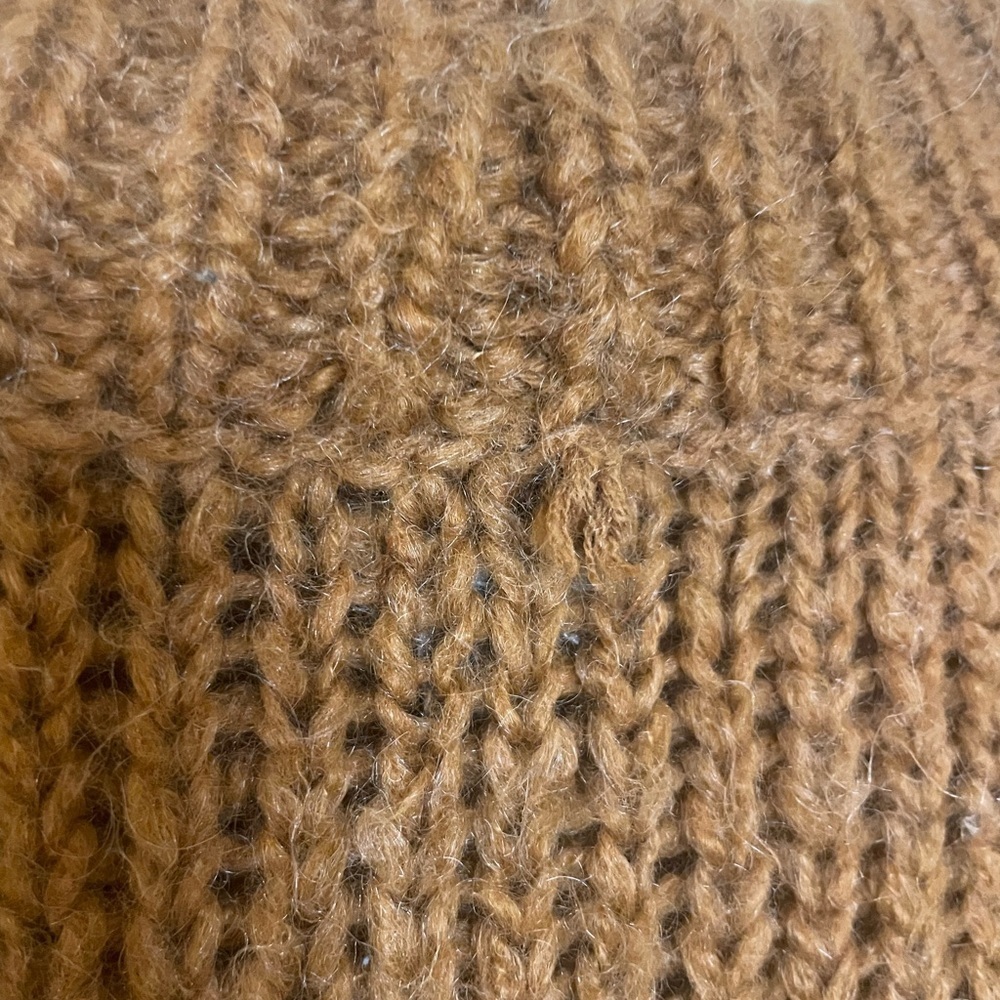 Aerie Chunky Knit Mohair Sweater with Pink Accents - Picture 7 of 8